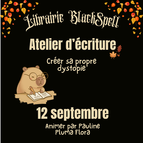 Atelier Écriture ✍🏻 12 septembre