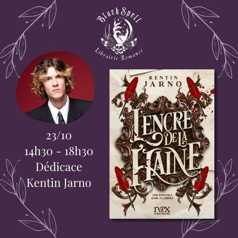 Dédicace - Kentin Jarno 🎫 23 octobre 2026