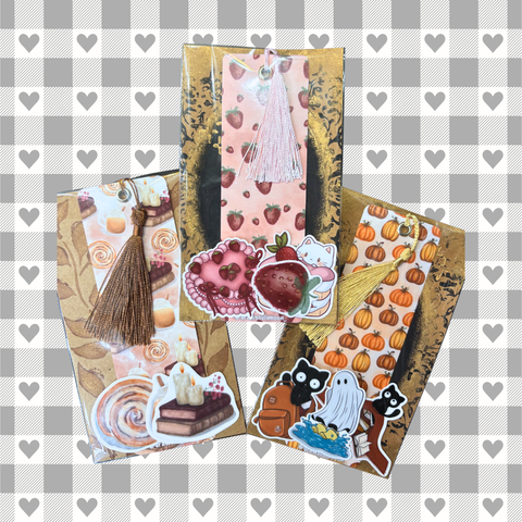 🍓Lot stickers et marque-pages de Drawsoulsmoon