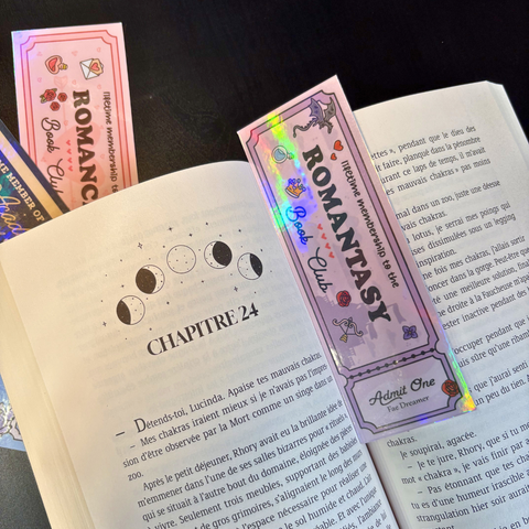 🔮 Marque-pages rectangles BookMark Land